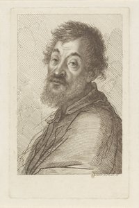 Portrait of a Man with Beard by Francesco Bartolozzi