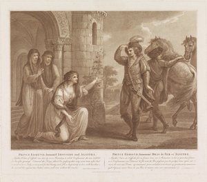 Prince Edmund, Nicknamed Ironside, and Algitha by Francesco Bartolozzi