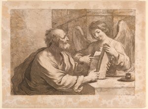 Saint Matthew with an Angel and Book