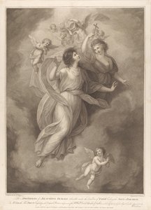 The Apotheosis of a Beautiful Female Delineated Under the Emblem of Faith Leading the Soul to Paradise by Francesco Bartolozzi
