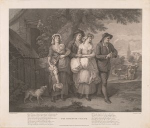 The Deserted Village by Francesco Bartolozzi