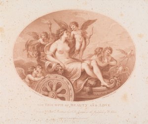 The Triumph of Beauty and Love by Francesco Bartolozzi