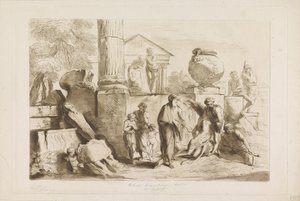 Tobit and the Burial of the Dead by Francesco Bartolozzi