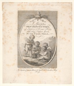Trade card, J Speratis by Francesco Bartolozzi