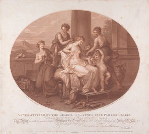 Venus Attired By The Graces by Francesco Bartolozzi