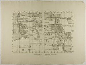 Map of Libya, the Middle East and North Africa by Francesco Berlinghieri