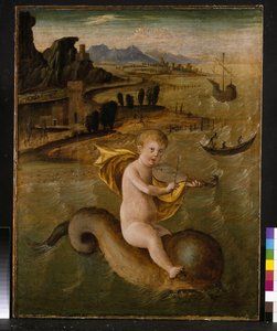 Arion Riding on a Dolphin by Francesco Bianchi Ferrari