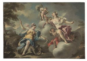 One of a Pair of Allegories by Francesco Celebrano