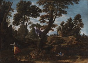Landscape with the Angel Appearing to Hagar and Leading her to the Well