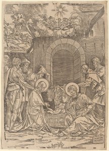 The Adoration of the Shepherds by Francesco Denanto