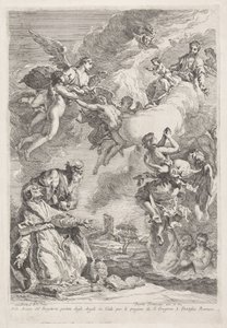 Saint Gregory the Great and Saint Jerome Praying for the Souls in Purgatory