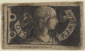 Head of a Girl with Curly Hair by Francesco Francia