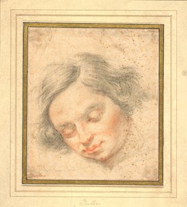 The Head of a Young Man with Closed Eyes by Francesco Furini