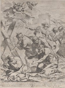 Saint Andrew praying before a crucifix, 1640-70