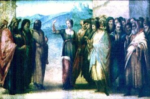 The Dispute of St. Catherine of Alexandria by Francesco Granacci