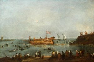 The Doge Wedding the Adriatic by Francesco Guardi