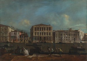 Venice. The Grand Canal with Palazzo Pesaro