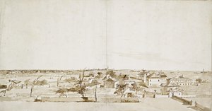 View Across the Garden of the Villa Loredan by Francesco Guardi