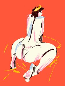 Vibrant Queen Sketch by Francesco Gulina
