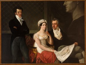 Portrait of the Cicognara Family, with the Bust of Antonio Canova