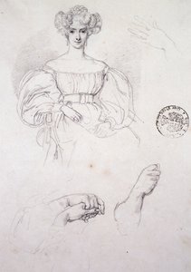 Study for Portrait of woman by Francesco Hayez