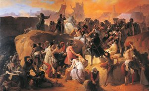 The Thirst Suffered by the First Crusaders in Jerusalem (detail)