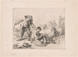 Plate 10, from The Set of 12 Pastoral Scenes