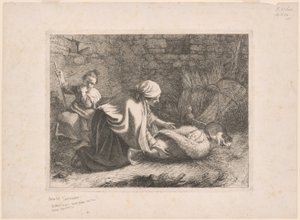 Plate 12, from The Set of 12 Pastoral Scenes