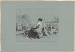 Plate 3, from The Set of 12 Pastoral Scenes by Francesco Londonio