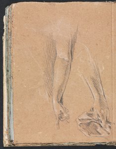 Verona Sketchbook: Arms and Hands with Drapery Page 78