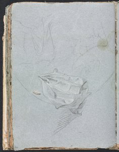 Verona Sketchbook: Drapery study (page 84)