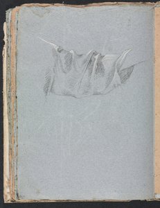 Verona Sketchbook: Drapery study (page 48)