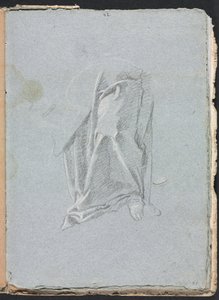 Verona Sketchbook: Drapery with foot (page 83)