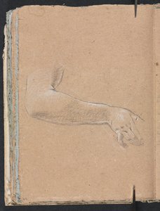 Verona Sketchbook: Female right arm and hand (page 44)