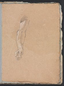Verona Sketchbook: Right arm and hand (page 49)