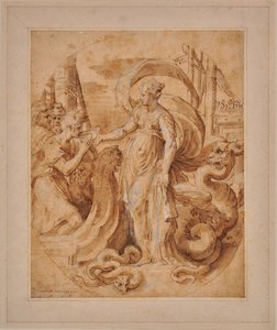 Circe and the Companion of Ulysses by Francesco Mazzuoli