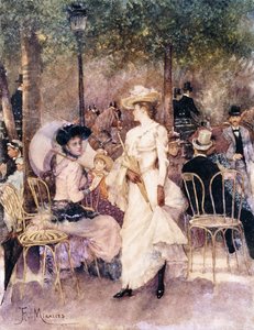Figures in a Park