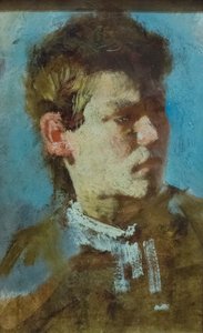 Self Portrait as a Young Man by Francesco Paolo Michetti