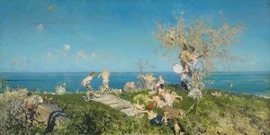 Springtime and Love, 1878 by Francesco Paolo Michetti