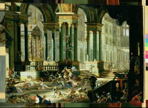 Expulsion of Heliodorus from the Temple of Solomon by Francesco Peresi