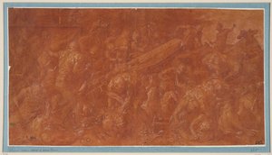 Agamemnon and Cassandra Murdered during a Banquet by Francesco Primaticcio