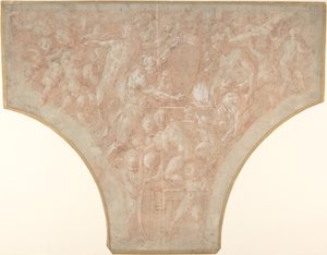 Vulcan Forging the Darts of Cupid by Francesco Primaticcio