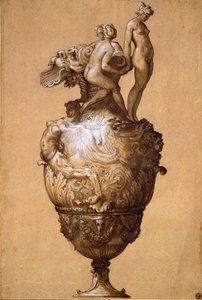 Design for a Ewer, mid 16th century by Francesco Salviati