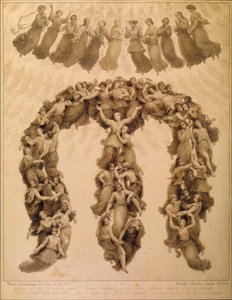 Illustration to the Divine Comedy by Dante Alighieri Paradiso Canto XVIII by Francesco Scaramuzza