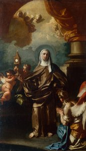 Saint Clare with an Angel