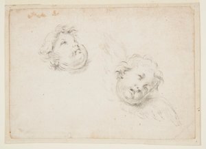 Study for Two Cherubim by Francesco Solimena