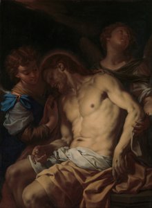 Dead Christ Supported by Angels by Francesco Trevisani