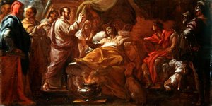 Study for St. Matthew Resuscitating the Son of the King of Ethiopia by Francesco Trevisani