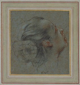 Head of a Girl in Profile by Francesco Vanni