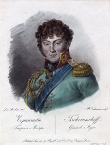 Portrait of Count Alexander Ivanovich Chernyshov by Francesco Vendramini